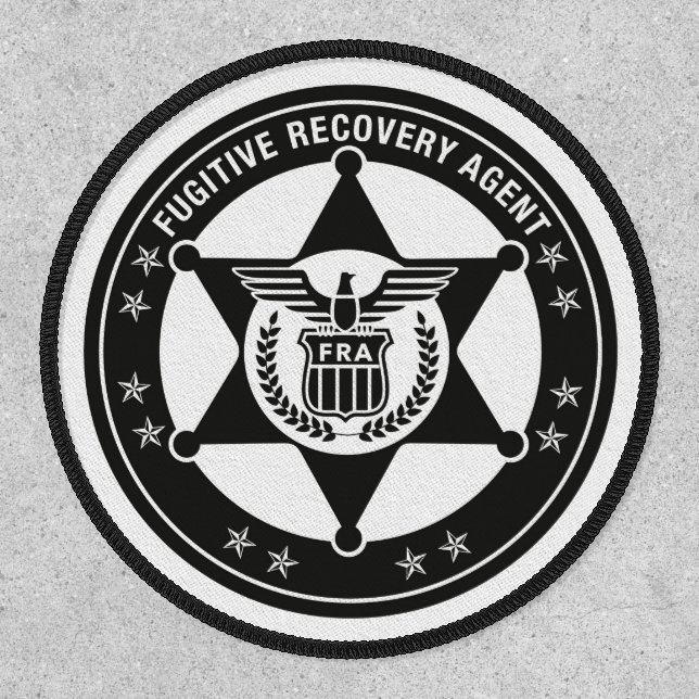 FUGITIVE RECOVERY AGENT BADGE PATCH (Front)