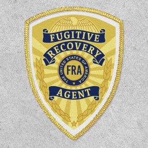 FUGITIVE RECOVERY AGENT BADGE PATCH