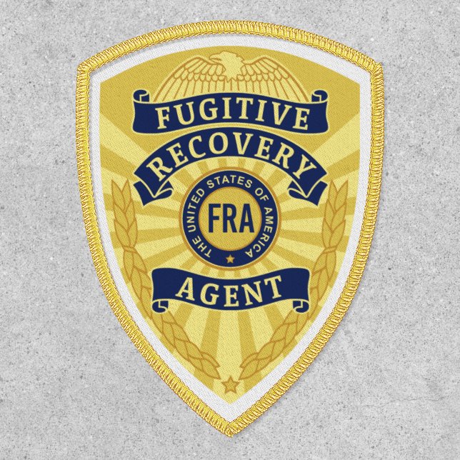 FUGITIVE RECOVERY AGENT BADGE PATCH (Front)