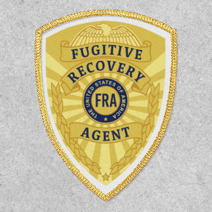 FUGITIVE RECOVERY AGENT BADGE  PATCH