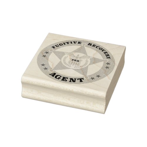 FUGITIVE RECOVERY AGENT BADGE  RUBBER STAMP