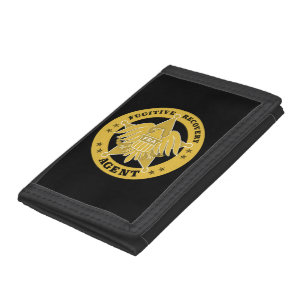 FUGITIVE RECOVERY AGENT BADGE  TRIFOLD WALLET