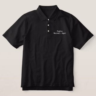 Fugitive Recovery Agent Embroidered Polo Shirt