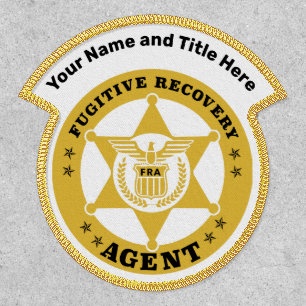 FUGITIVE RECOVERY AGENT PATCH