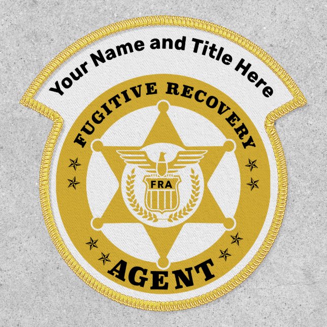 FUGITIVE RECOVERY AGENT PATCH (Front)