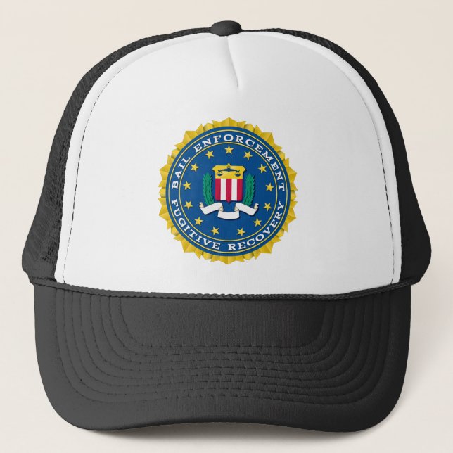 Fugitive Recovery Agent Trucker Hat (Front)
