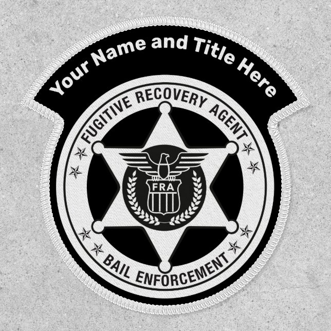 FUGITIVE RECOVERY & BAIL ENFORCEMENT PATCH (Front)