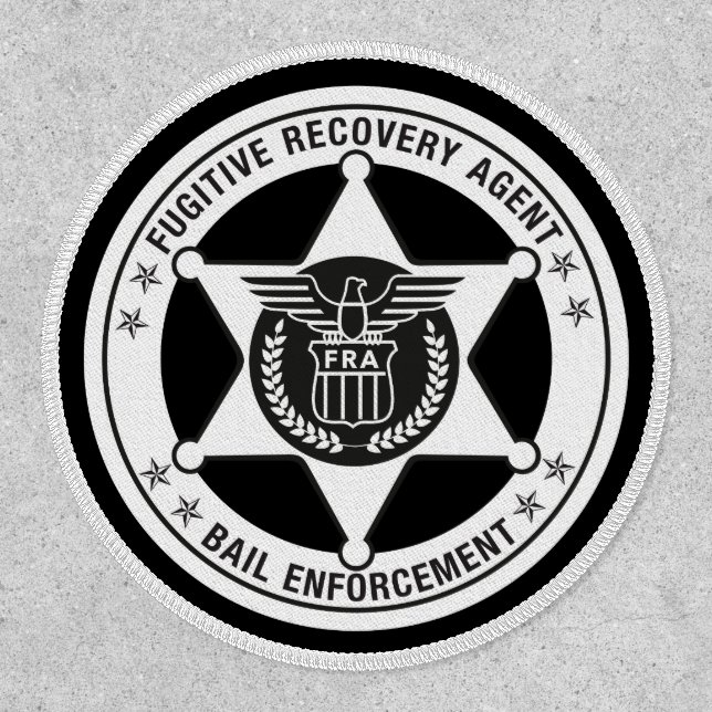 FUGITIVE RECOVERY & BAIL ENFORCEMENT PATCH (Front)