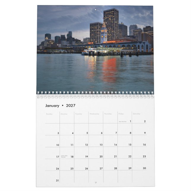 Fuglee Cityscapes | 2015 Calendar (Jan 2027)