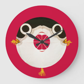Fugu blowfish large clock