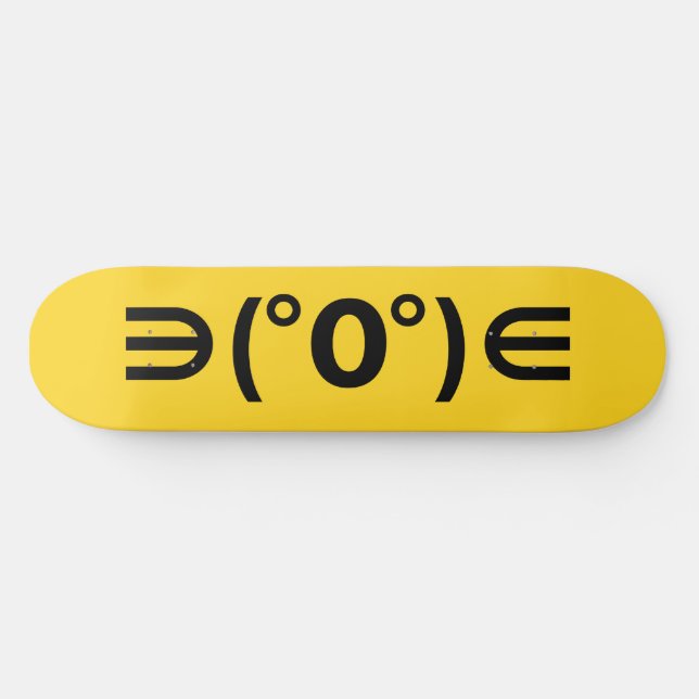 Fugu Kaomoji Japanese Emoticon Skateboard (Horz)