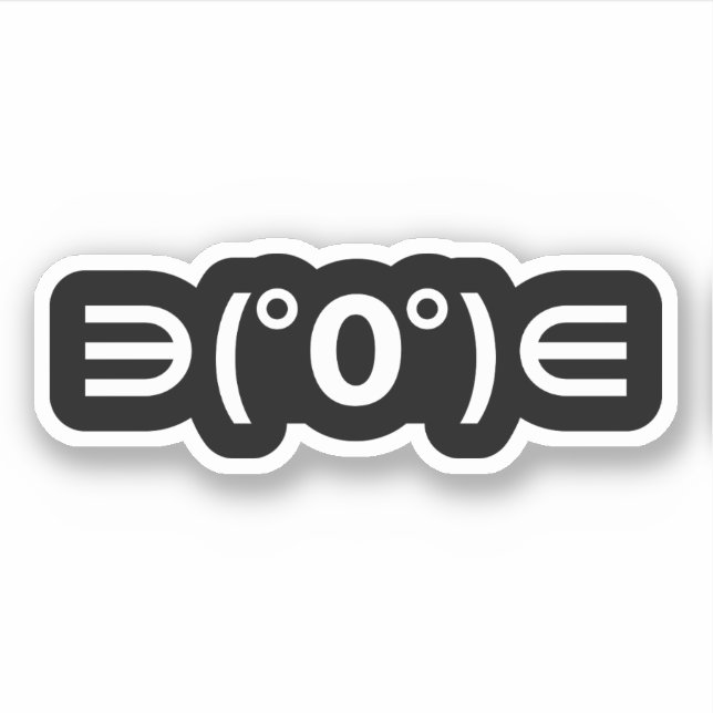 Fugu Kaomoji Japanese Emoticon Sticker (Front)