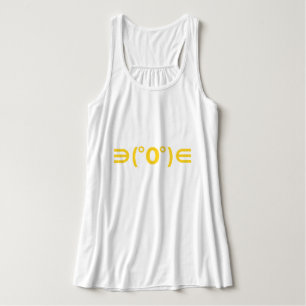 Fugu Kaomoji Japanese Emoticon Tank Top
