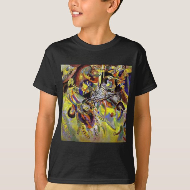 Fugue Abstract Painting by Kandinsky T-Shirt (Front)