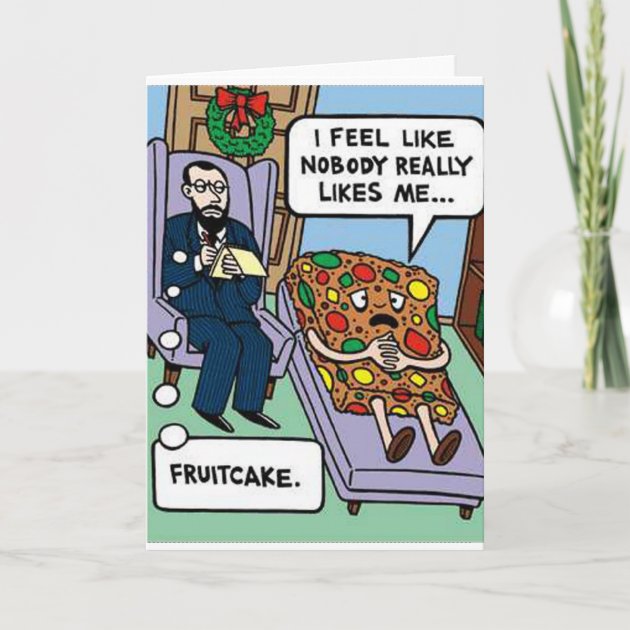 Fuitcake Psychology Greeting Card