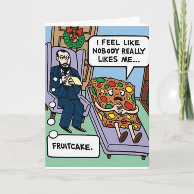 Fuitcake Psychology Greeting Card (Front)