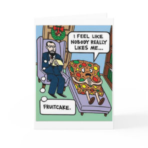 Fuitcake Psychology Holiday Card