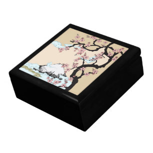 Fuji and Sakura: jewelry box