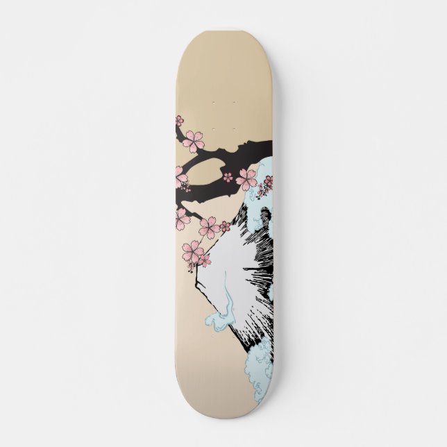 Fuji and Sakura: Skateboard (Front)