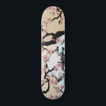 Fuji and Sakura: Skateboard<br><div class="desc">Original design inspired by traditional Japanese art: Fuji mountain and Sakura Tree.</div>