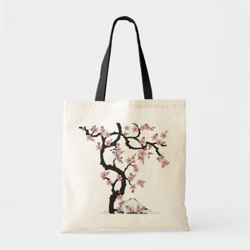 Fuji and Sakura Tote Bag