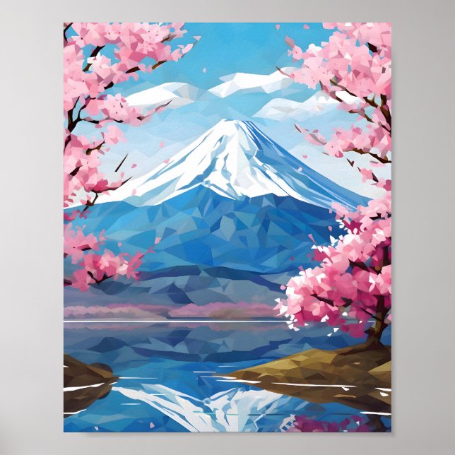 Fuji Blossom Poster (Front)