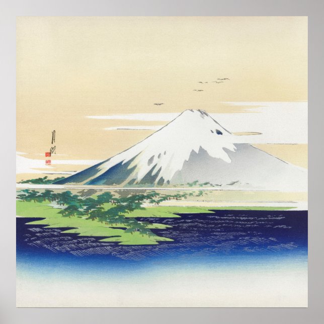 Fuji by Ogata Gekko (1900–1910) Poster (Front)