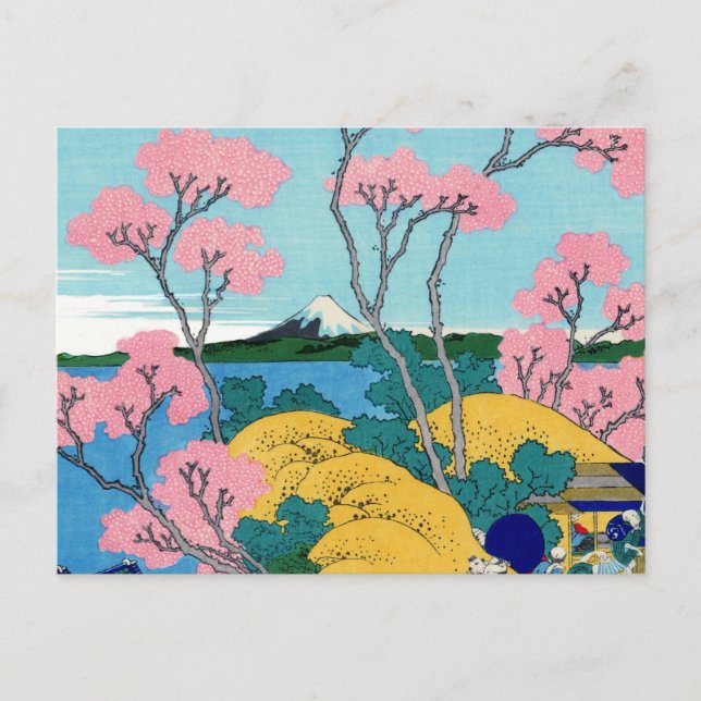 Fuji from Gotenyama Postcard (Front)