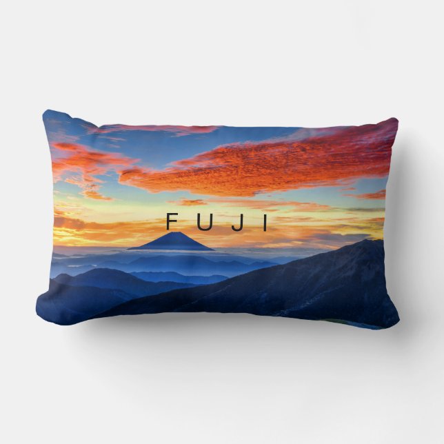 Fuji - Japan Lumbar Pillow (Front)
