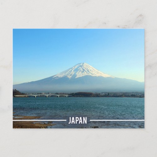 Fuji Mountain Kawaguchi _ The Five Lakes Japan Postcard