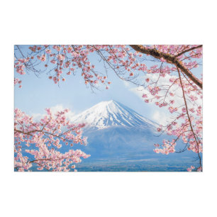 Fuji Mountain Kawaguchiko Lake Spring In Japan Acrylic Print