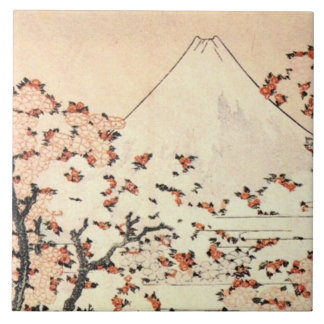 Fuji over Sakura Ceramic Tile