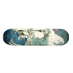 Fuji River Winter 1830 Skateboard