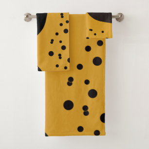 Fujigoshinkamonkurokirasya-Jinbaori Bath Towel Set