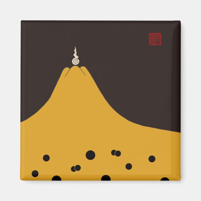 Fujigoshinkamonkurokirasya-Jinbaori Magnet (Front)