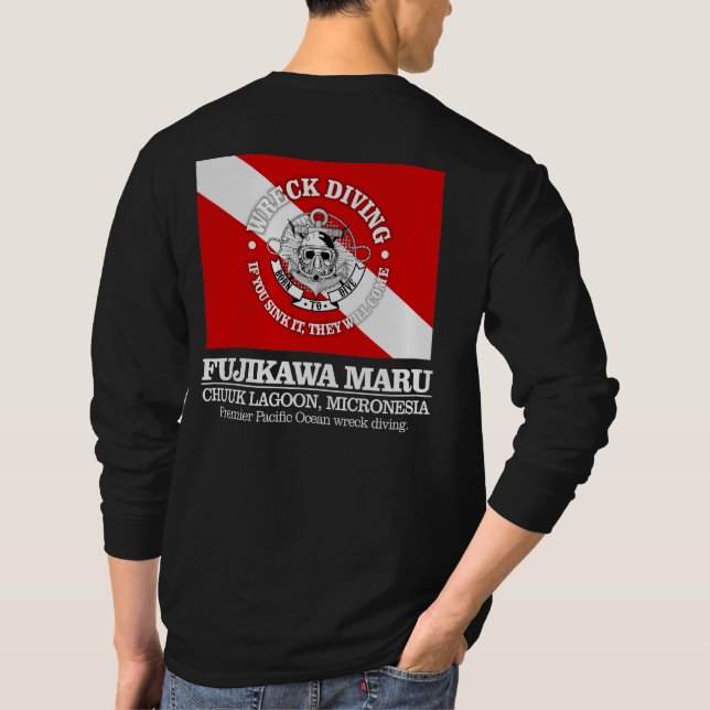 Fujikawa Maru (best wrecks) T-Shirt (Back)