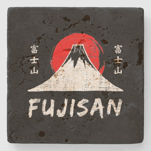Fujisan Stone Coaster (Front)