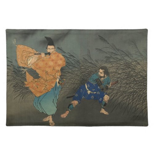 Fujiwara no Yasumasa Plays Flute By Moonlight Placemat