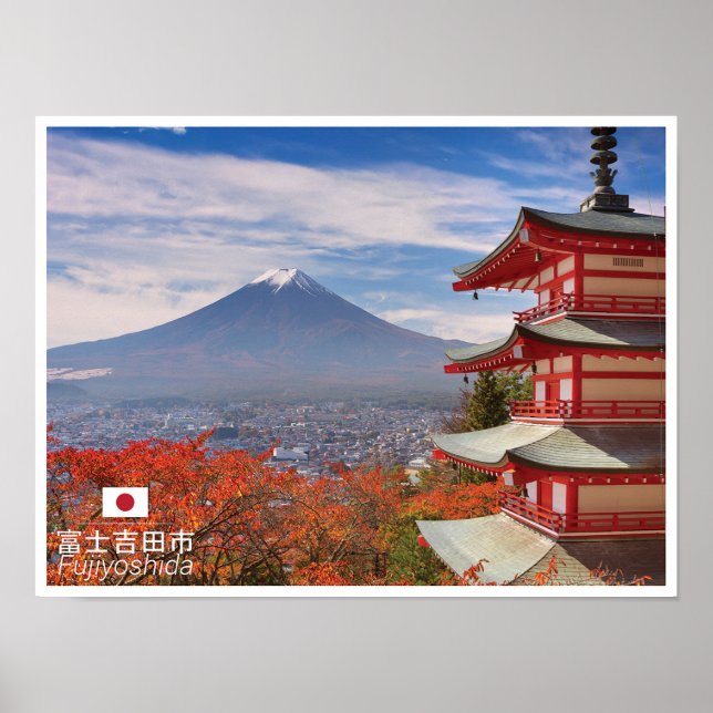 Fujiyoshida - Mount Fuji - Japan Poster (Front)