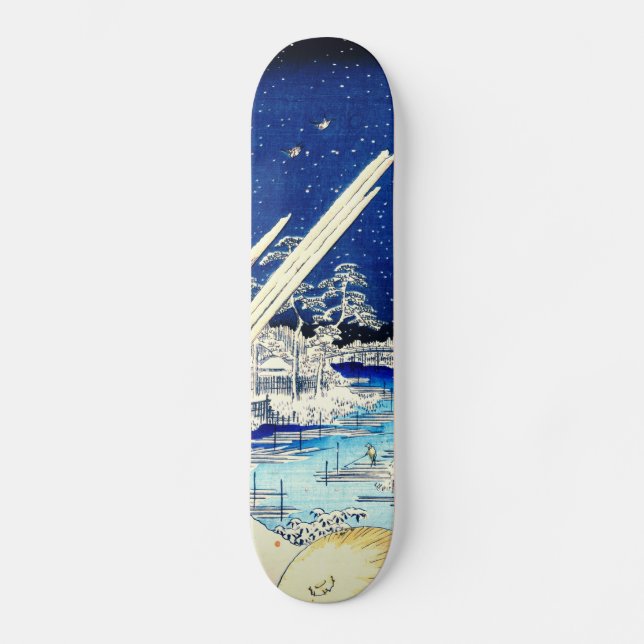 Fukagawa Lumberyard 1856 Skateboard Deck (Front)