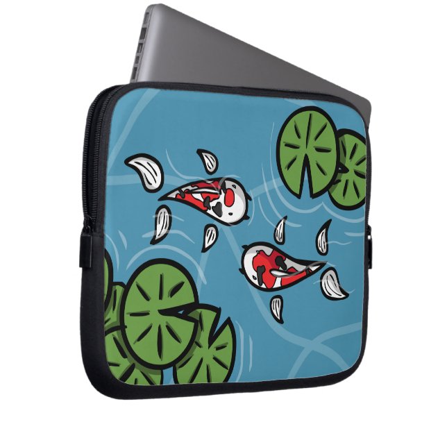Fuku and Heiwa Laptop Case (Front Right)