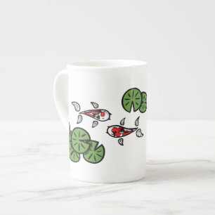 Fuku and Heiwa the Koi Specialty Mug