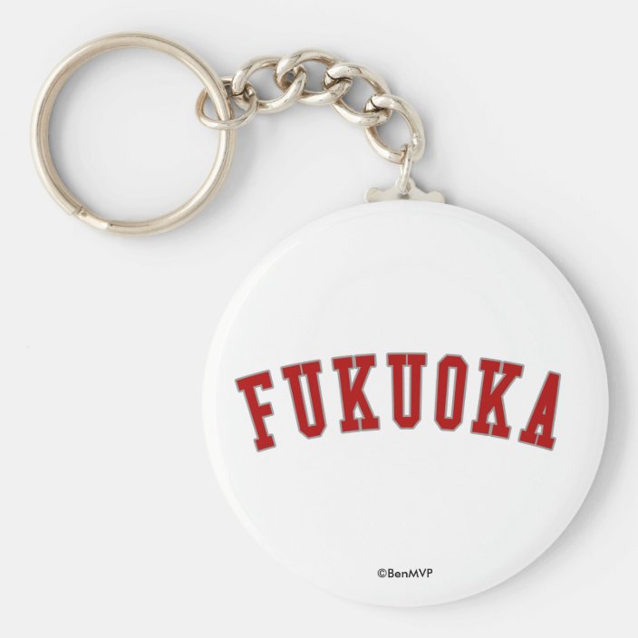 Fukuoka Key Chain