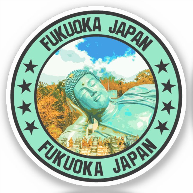 Fukuoka                                            sticker (Front)