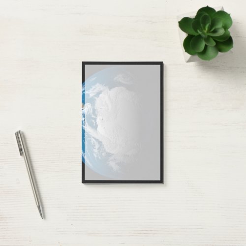 Ful Earth Showing Simulated Clouds Over Antarctica Post_it Notes