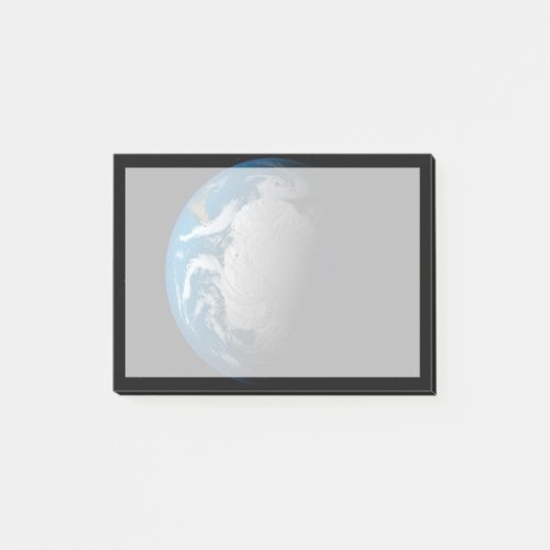 Ful Earth Showing Simulated Clouds Over Antarctica Post_it Notes