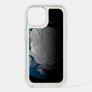 Ful Earth Showing Simulated Clouds Over Antarctica iPhone 15 Case
