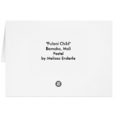 Fulani Child (Back Horizontal)