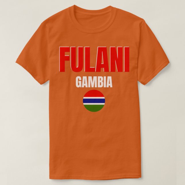 Fulani Gambia Ancestors Glorious Proud African Tri T-Shirt (Design Front)