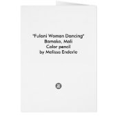 Fulani Woman Dancing (Back)